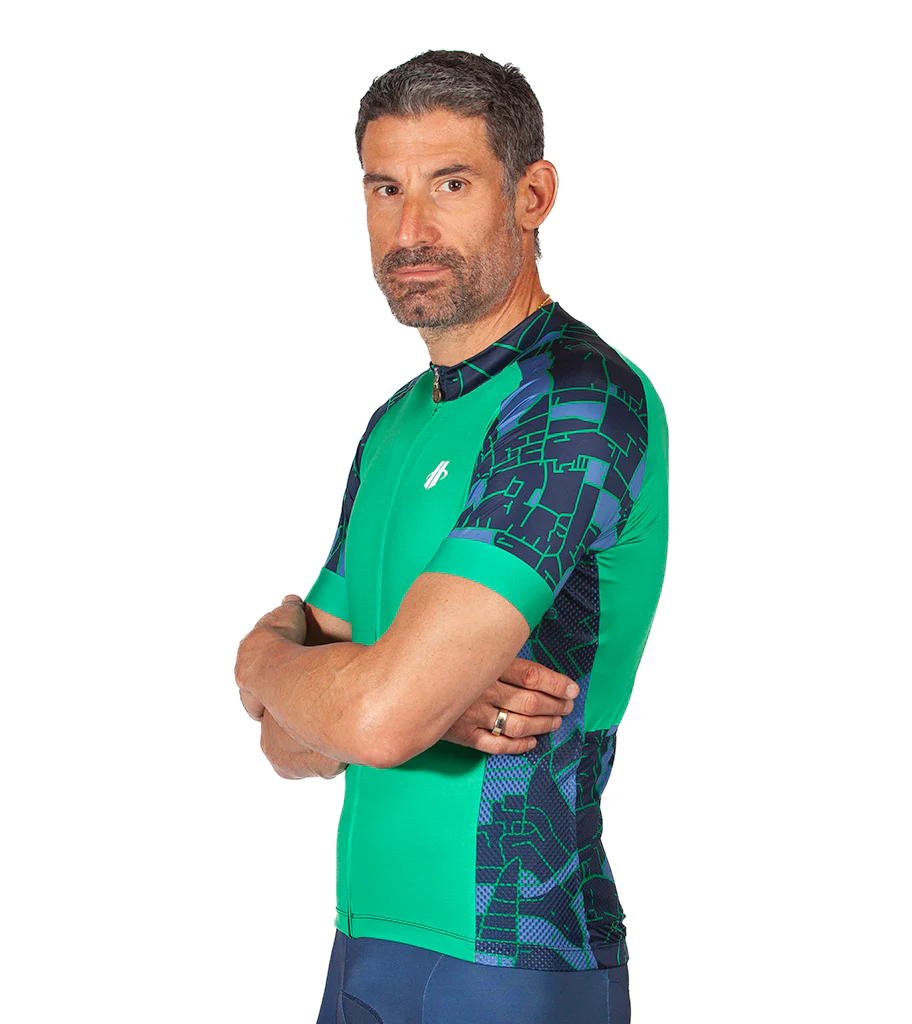 Men's Velocity Short Sleeve Jersey - Ted Baker x Hincapie Map - Image 4