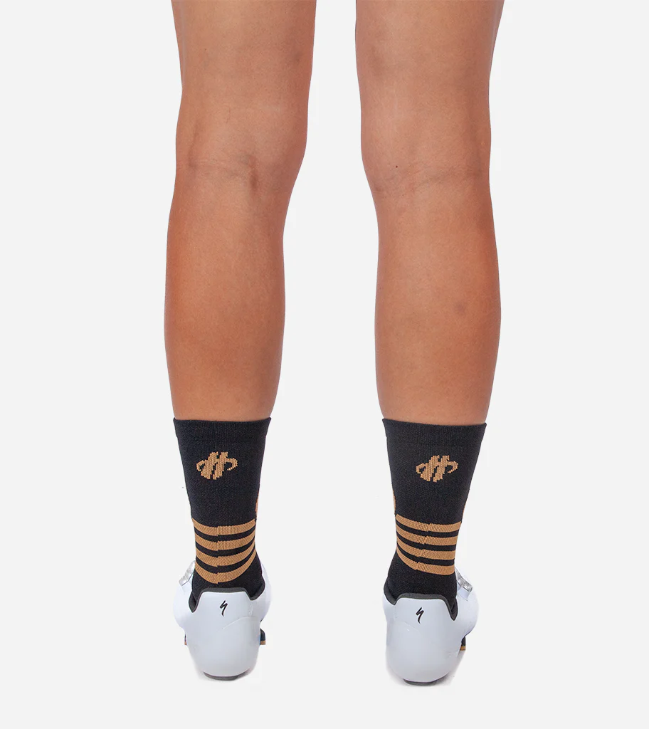 Sock 7" Cuff - Fleur de Leader Gold - Image 3