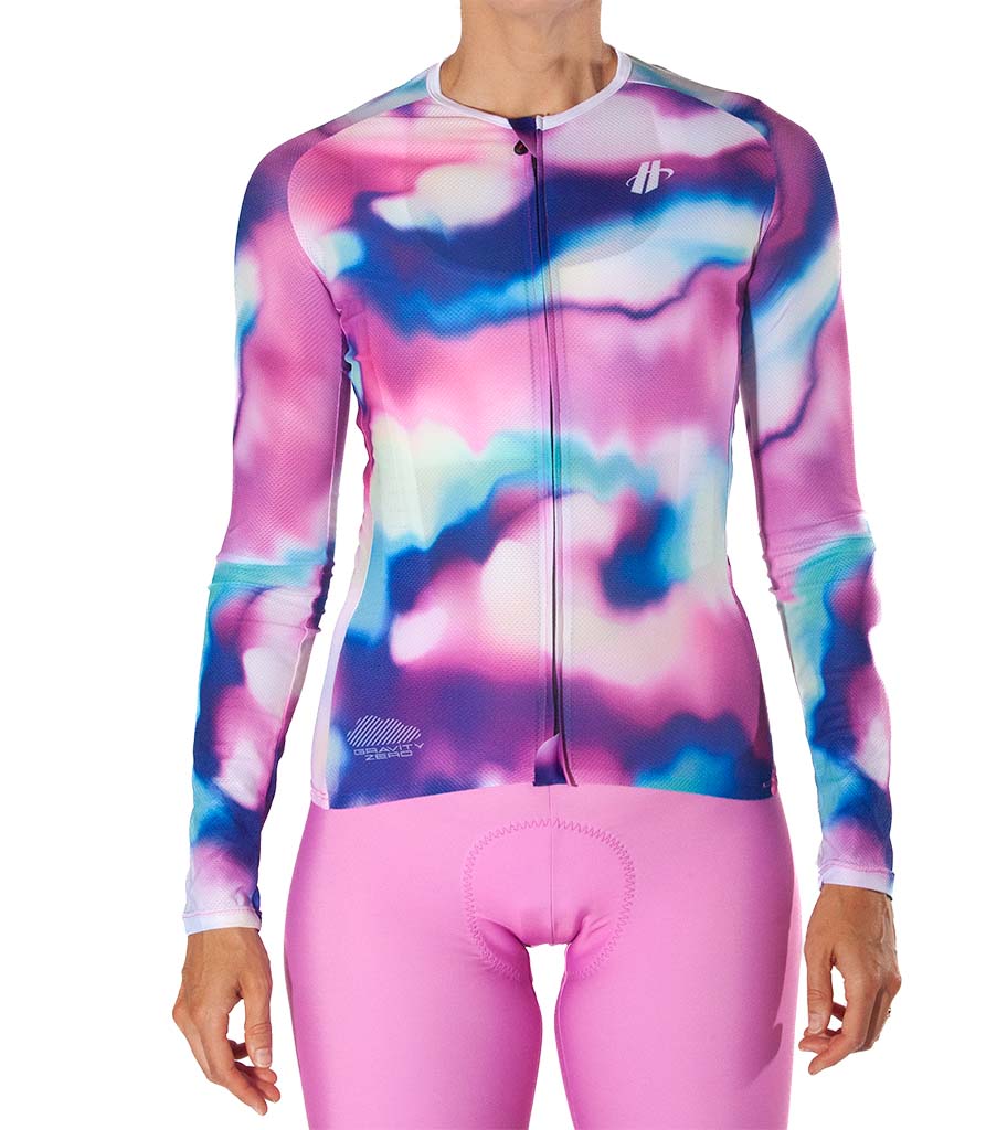 Women's Gravity Zero Long Sleeve Jersey - Tie Dye