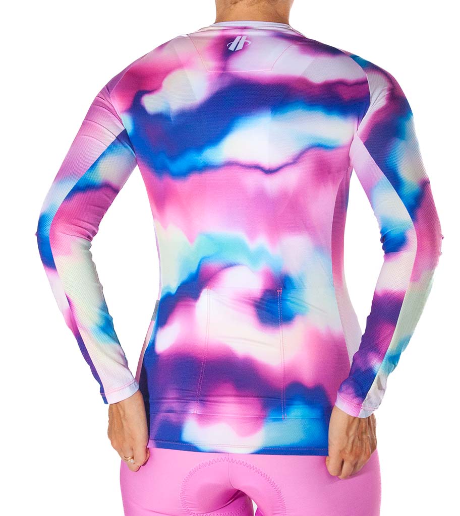 Women's Gravity Zero Long Sleeve Jersey - Tie Dye - Image 4